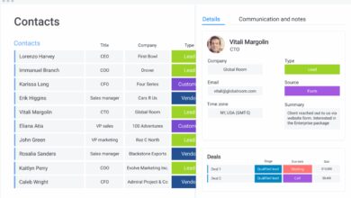 crm base de donnee